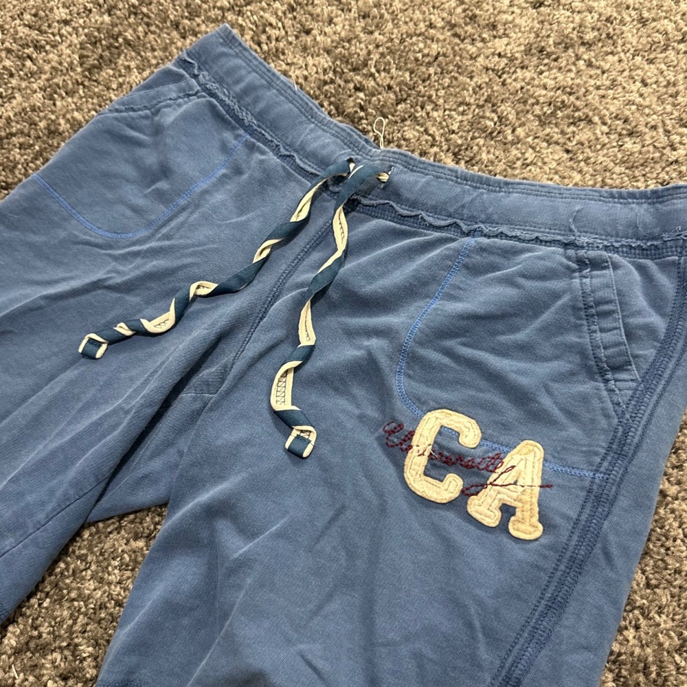 Vintage Abercrombie & Fitch Shorts Mens Blue Excellent CA Patch Athletic